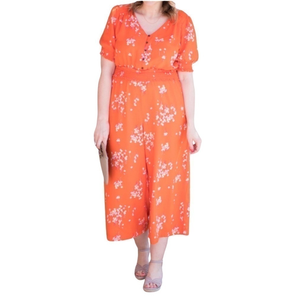 Ana Women’s Floral Print Jumpsuit Size XXL - Picture 3 of 11